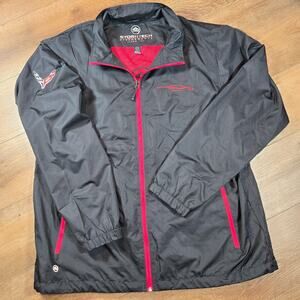 Corvette C7 Stormtech Jacket 2XL Black Full Zip Lightweight Performance Racing